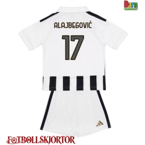 Juventus Kerim Alajbegovic #17 Hemmakläder Barn 2026-27 Kortärmad (+ Korta byxor)